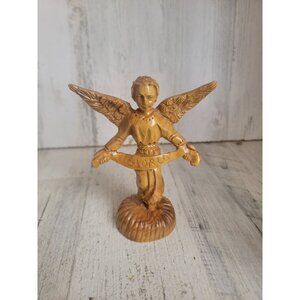 Gloria angel 1992 vintage cherub religious‎ figure xmas